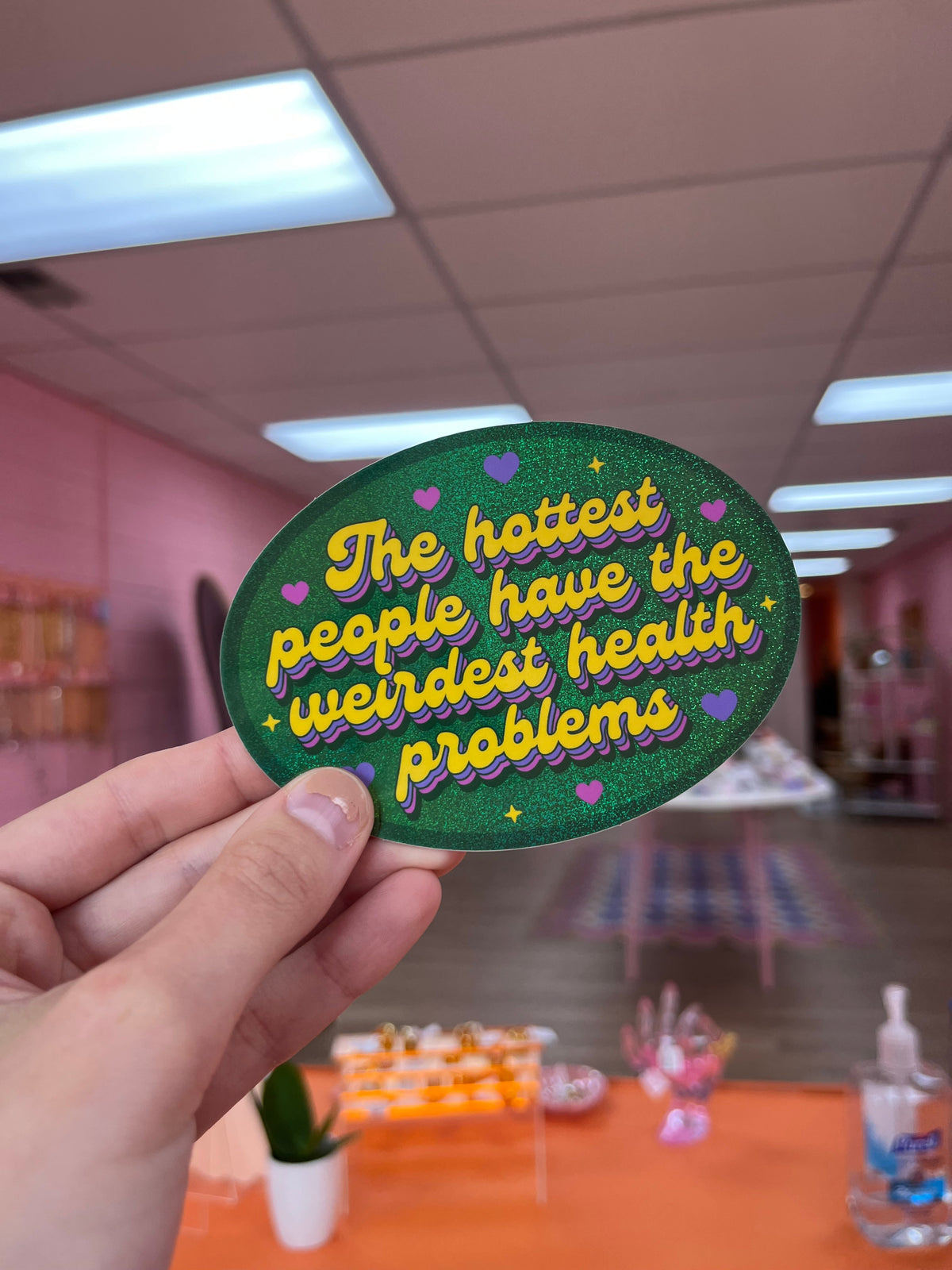 Hot People Have Weird Health Problems Sticker