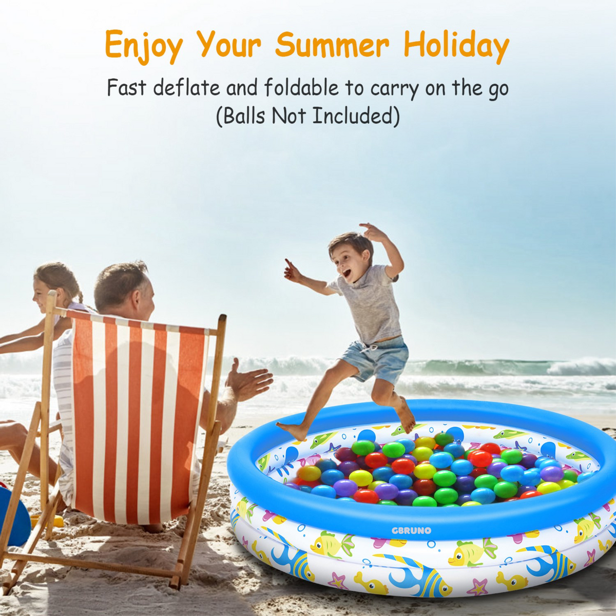 GBruno 48x10” Inflatable Swimming Pool