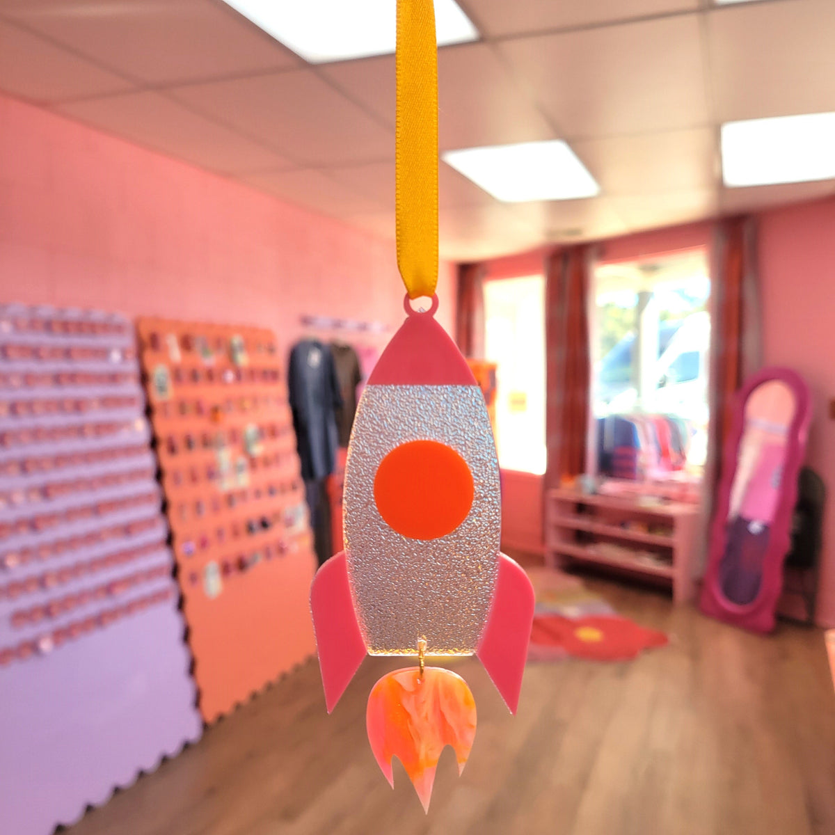 Sunset Shuttle - Rocket Ship Ornament