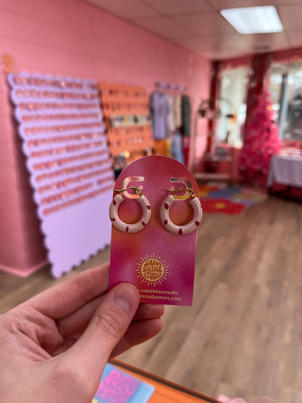 Cotton Candy Hoops