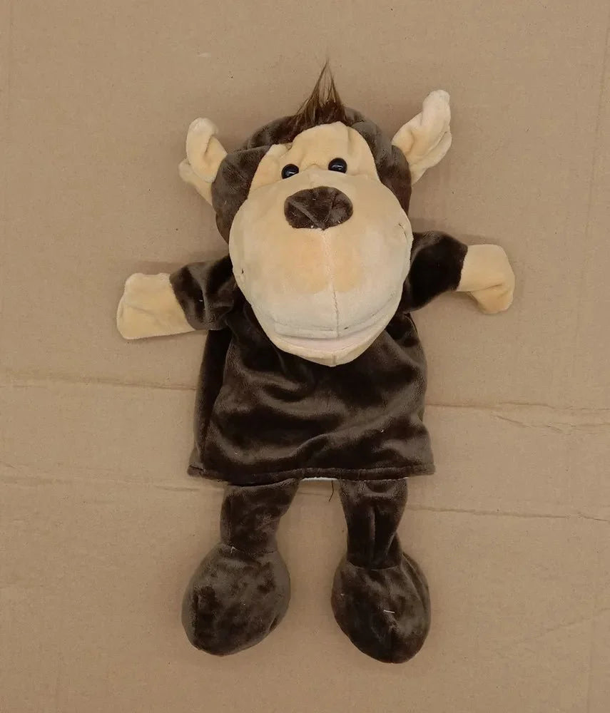 35cm Cartoon Animal Hand Puppet | Lion, Elephant, Pig Plush Toy for Interactive Play
