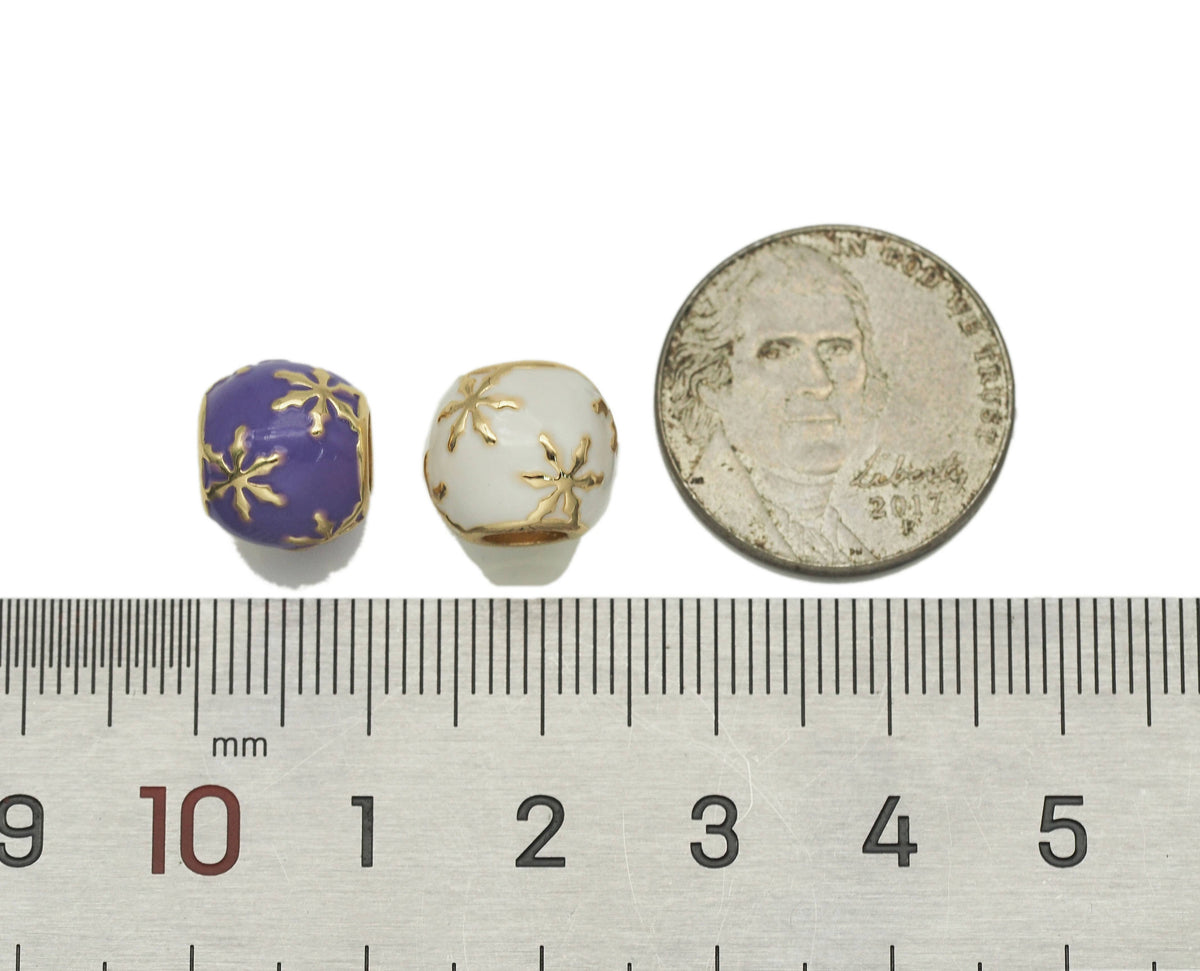 Enamel Large Hole Spacer Beads,sku#LD194