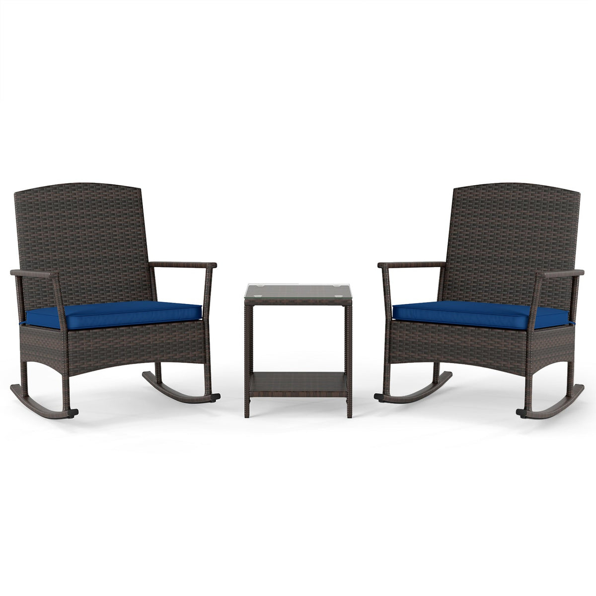 3 Piece Patio Rocking