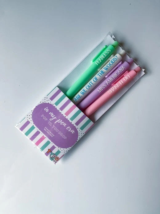 Taylor Inspired Pen Set-Pop Edition