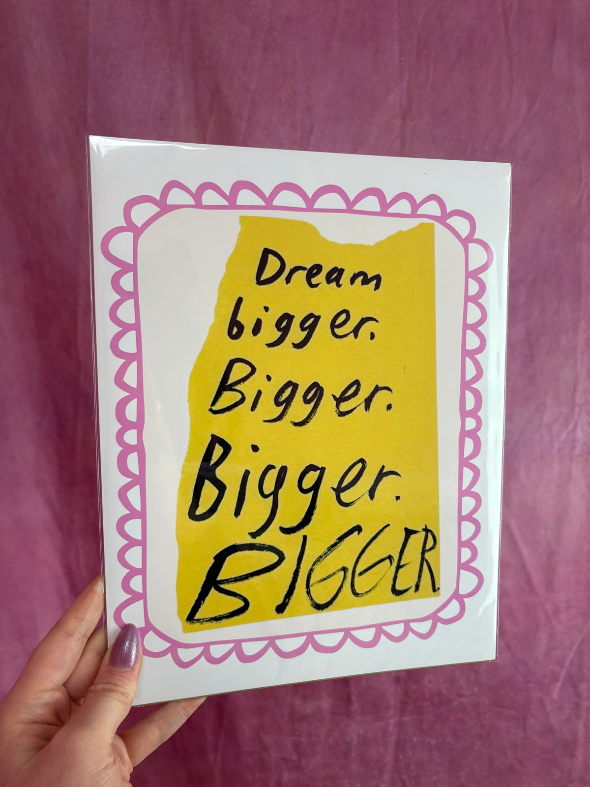“Dream Bigger. Bigger” Wall Photo