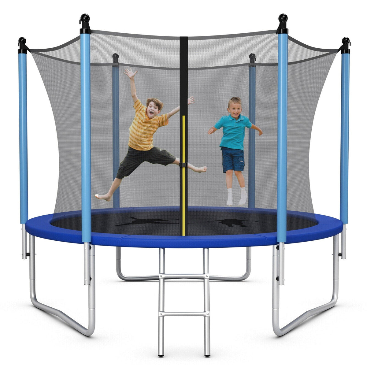 Outdoor Trampoline with Safety Closure Net-8 ft