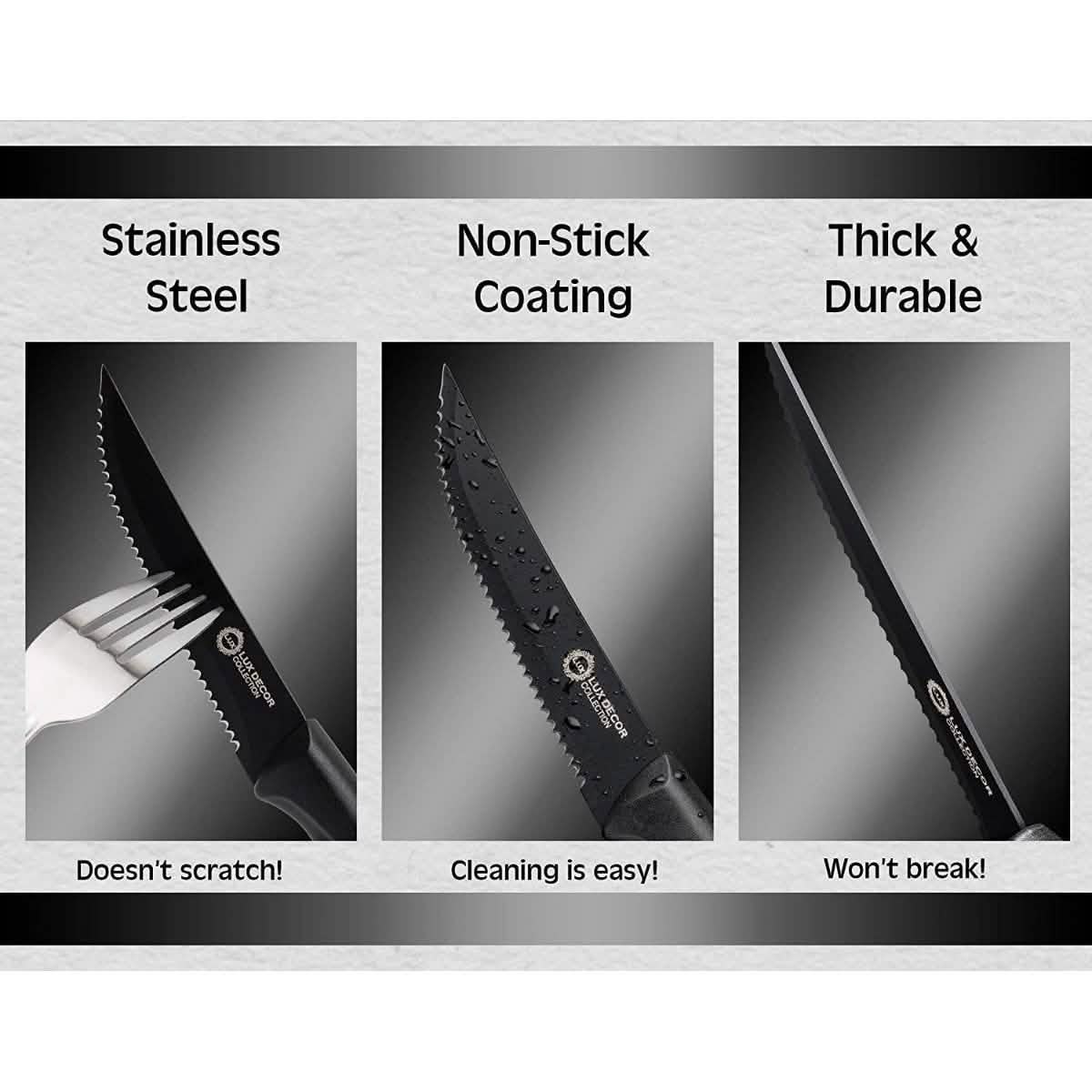 8-Piece Set: Stainless Steel Knives set