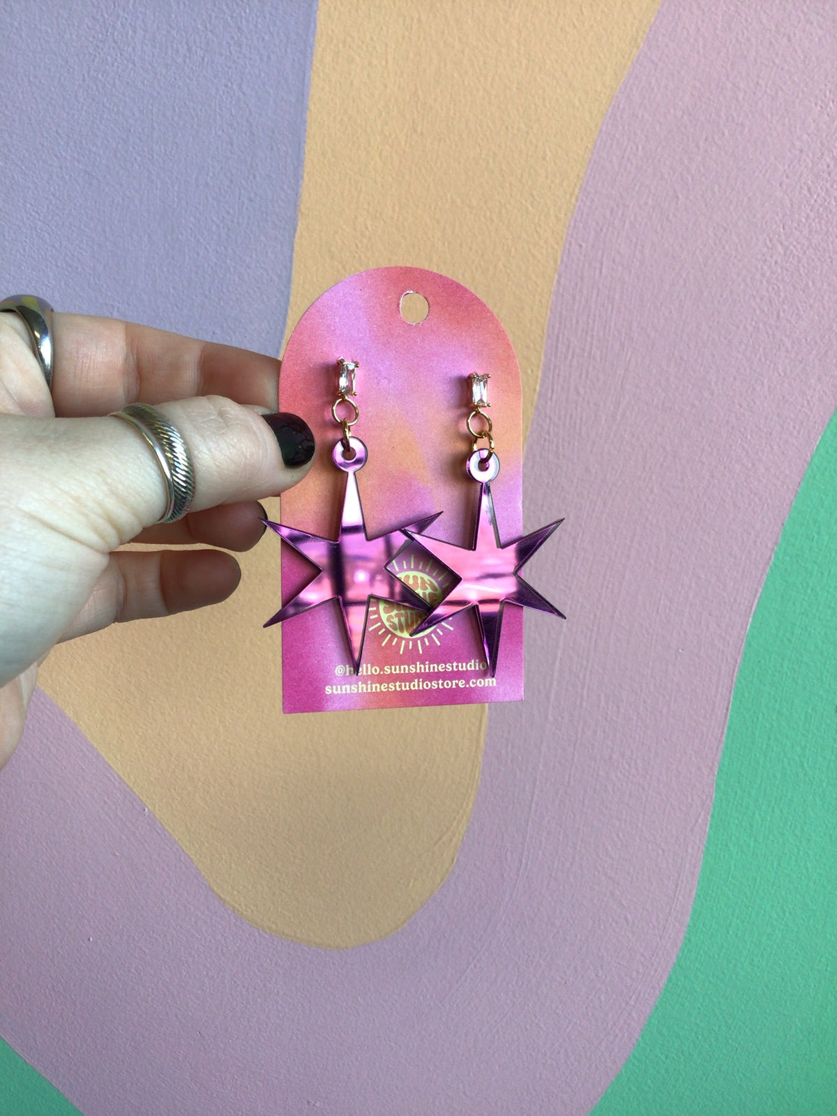 North Star Statement Earrings