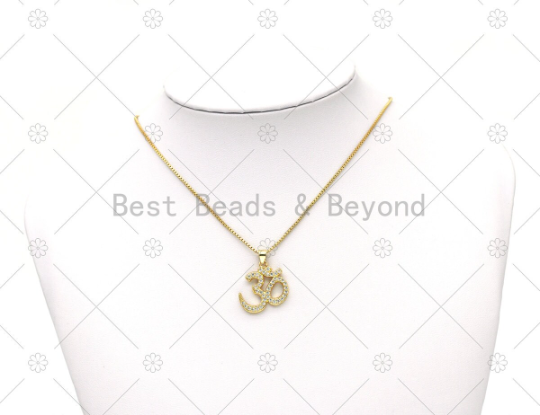 CZ Micro Pave 30 Number Shape Pendant, 18K Gold Filled Number Charm, Necklace Bracelet Charm,Sku#LK554