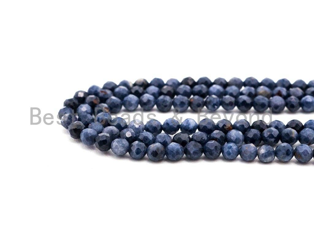 High Quality Natural Sapphire beads, 4mm/5mm, sku#U232