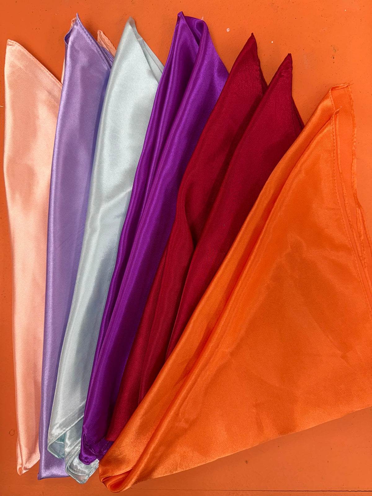 Polyester Blend Solid Bandana