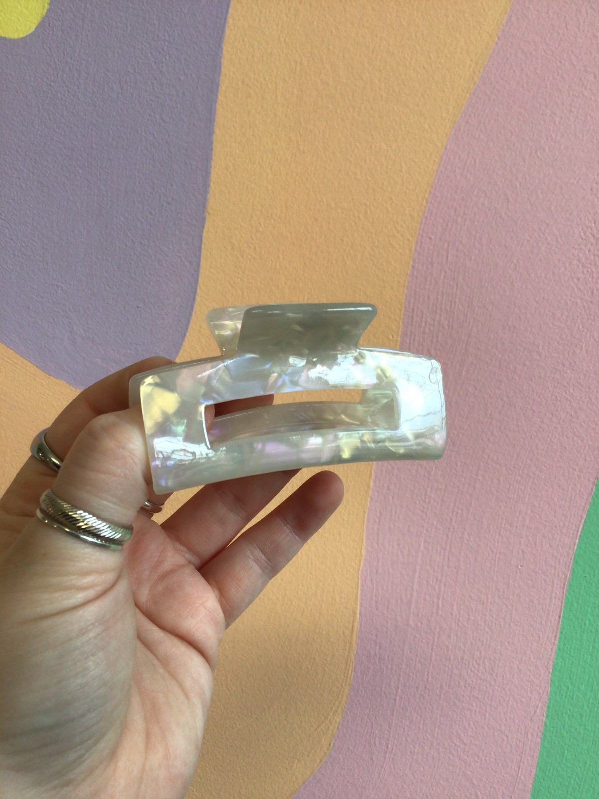 Opal Glow Hair Claw