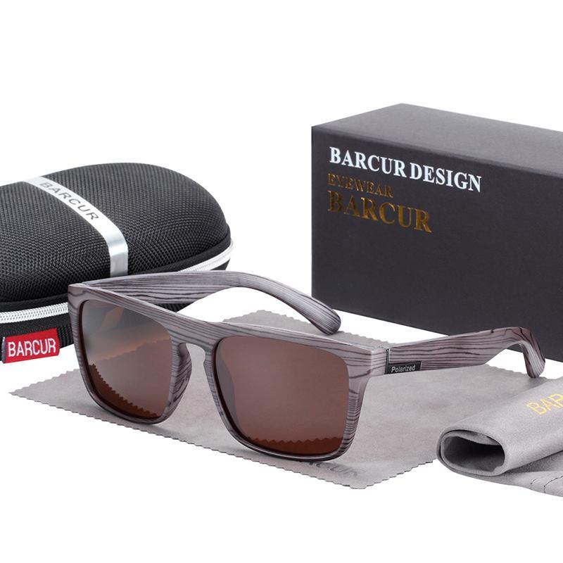 Luxury Polarized Imitation Wood Sunglasses for Men and Women Retro Sunglasses Fashion Retro Style Oculos de sol