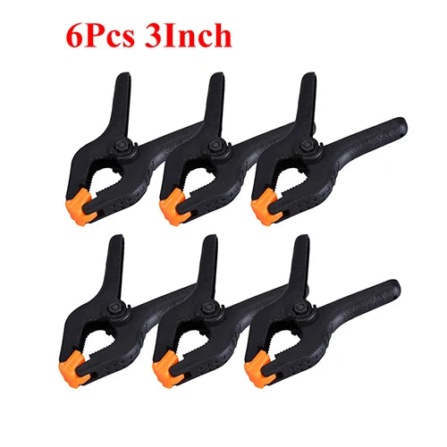 Adjustable Plastic Spring Clamps for Woodworking | Multi-Pack Clamps
