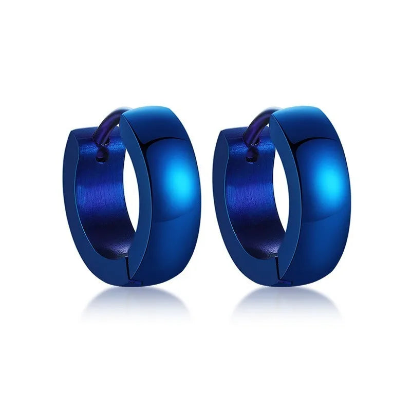 VNOX Stainless Steel Hoop Earrings for Men Women | Small Huggie Earrings
