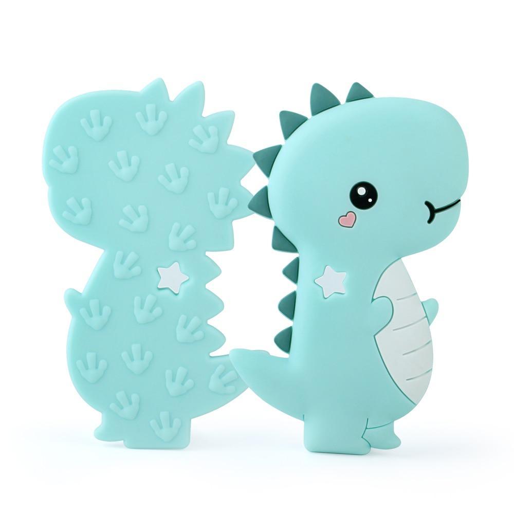 Dinosaur Baby Teether Animal Silicone Beads Chew Charms Food Grade Silicone Teether Bead Toy Gift For Baby and Kids