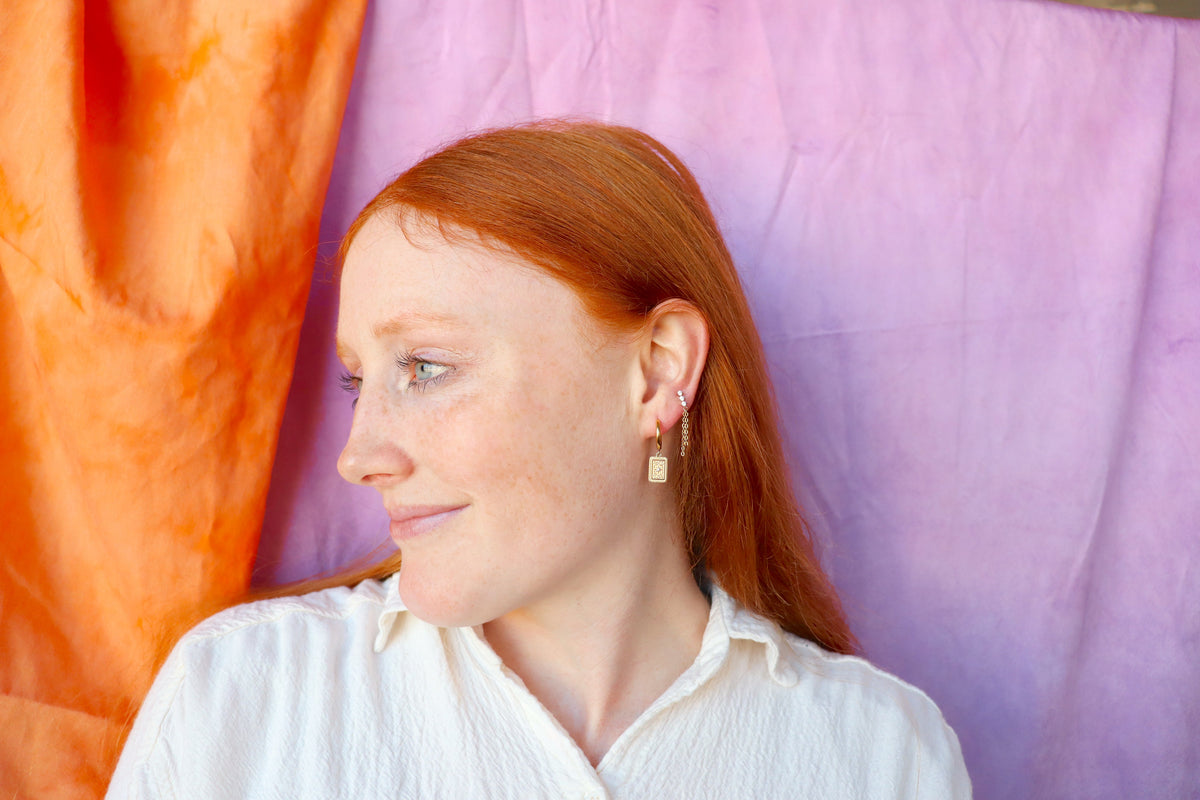 Follow Your Star-Titanium Earrings