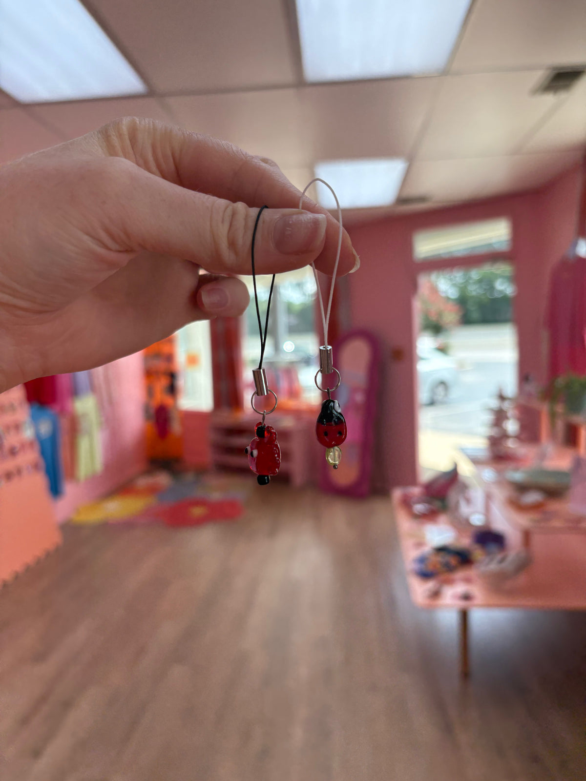 Glass Phone Charms
