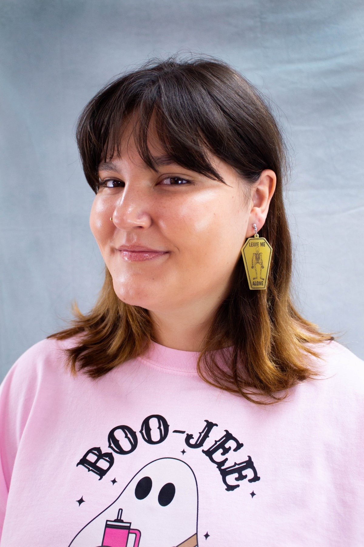 "Dead Inside" Tombstone Earrings