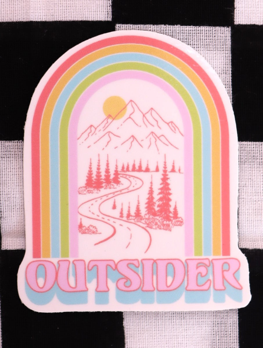"Outsider" Sticker