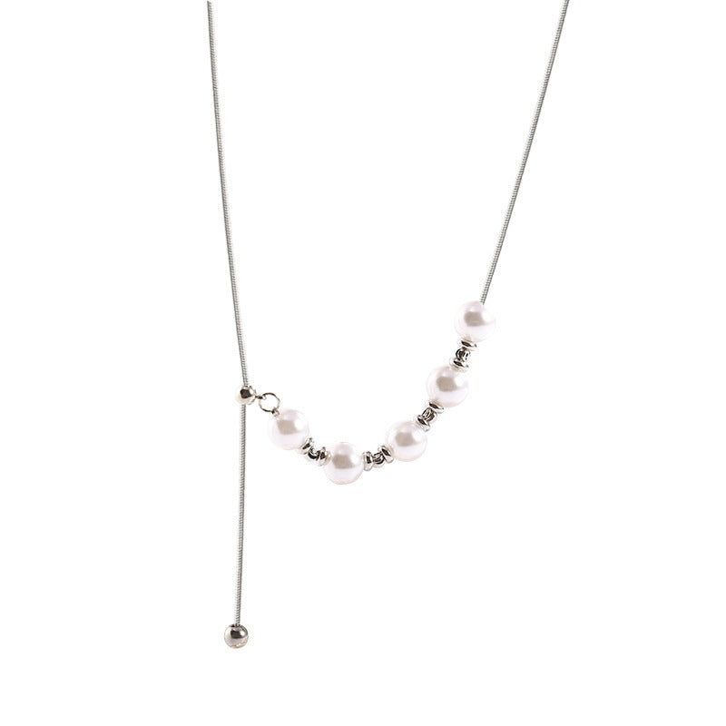 Pearl Bead Choker Necklaces for Girls