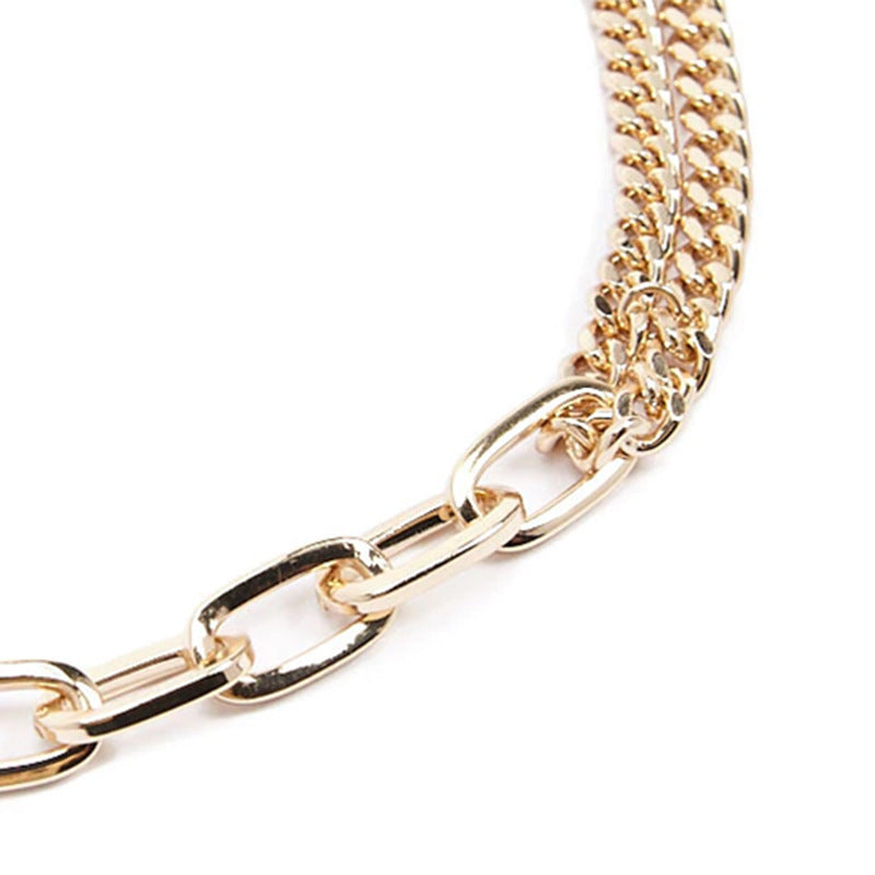 Lady Chunky Cuban Choker Chain Necklace