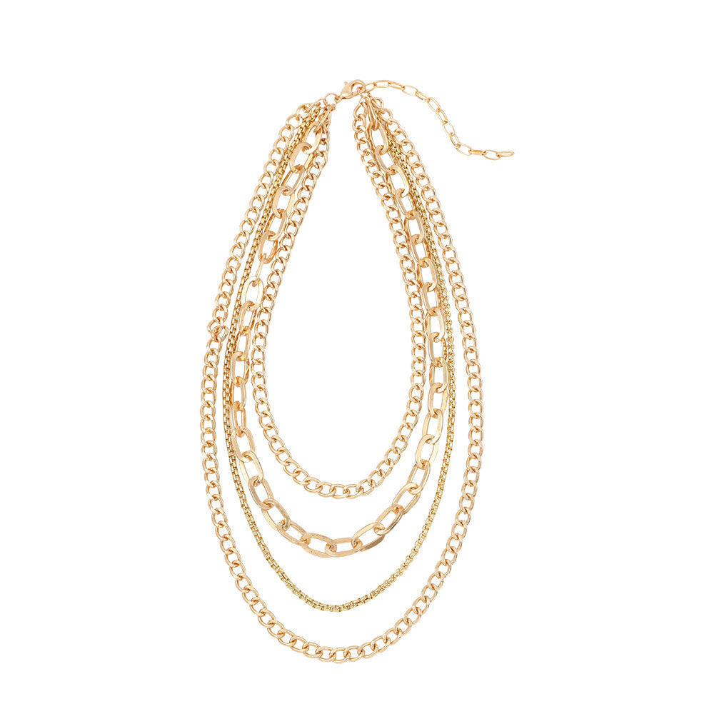 Fashion Gold Long Chain Necklace for Women Wholesale
