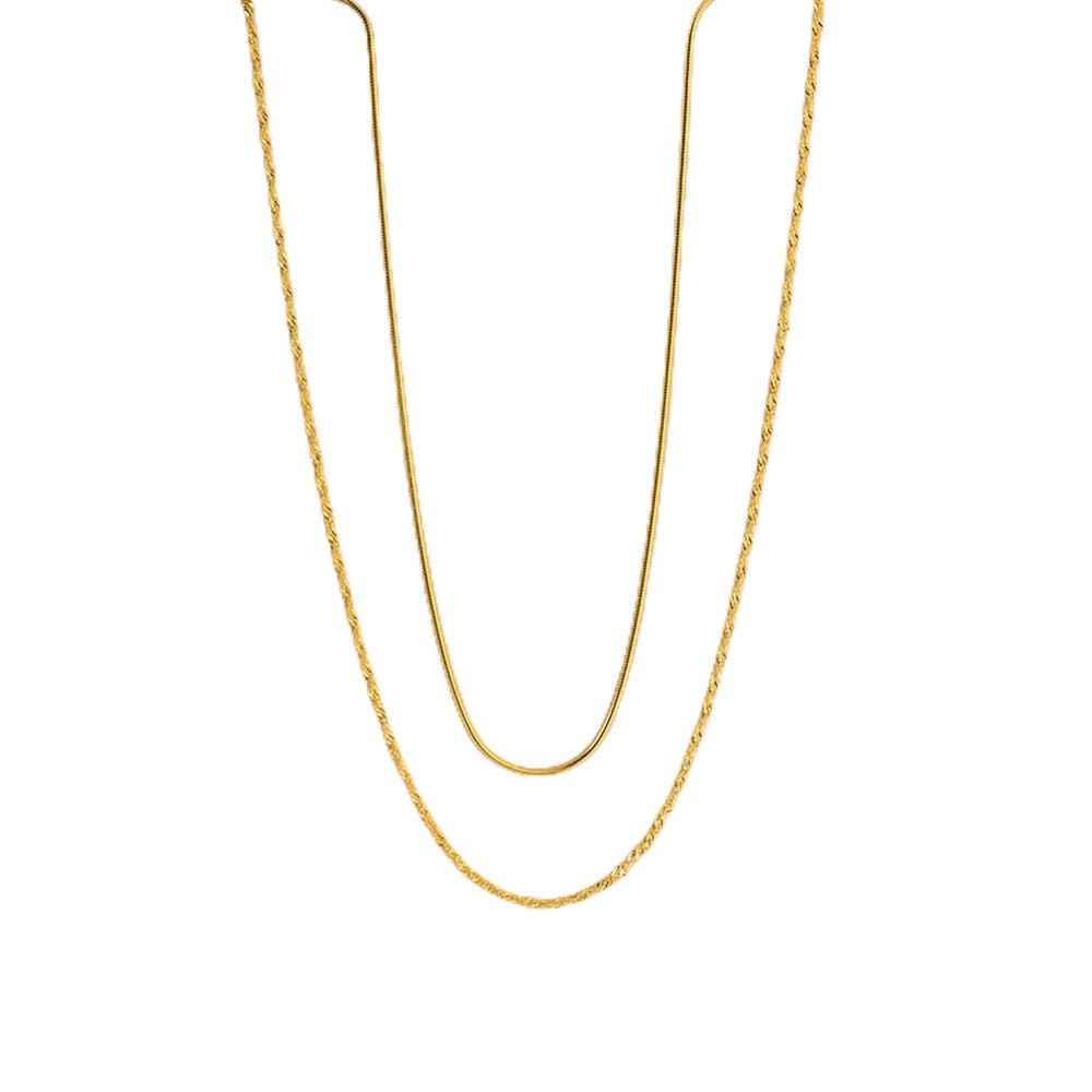 Snake Chain Choker Necklace for Women