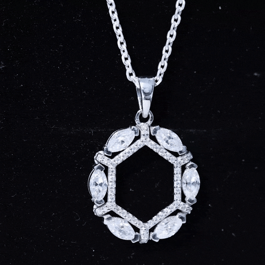 Vintage Style Lab Grown Diamond Wedding Designer Pendant