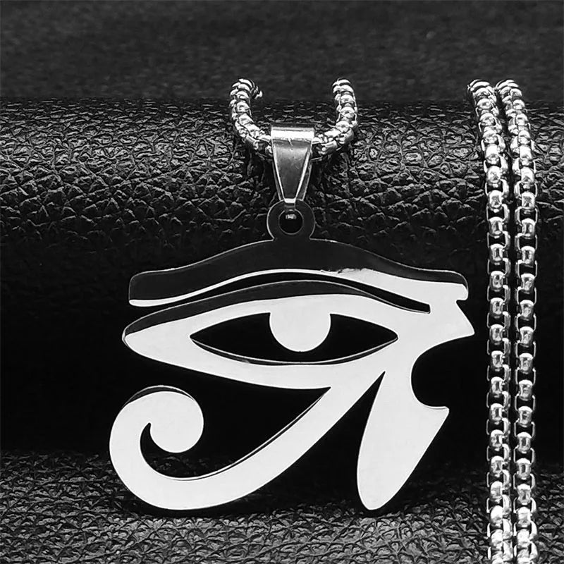 Stainless Steel Ankh Cross Pendant Necklace | Gothic Symbol of Life Jewelry