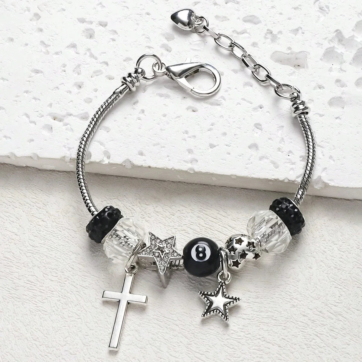 DIY Handmade Hippie Design Chain Bracelet Women Metal Star Charms Unisex Adjustable Bracelet