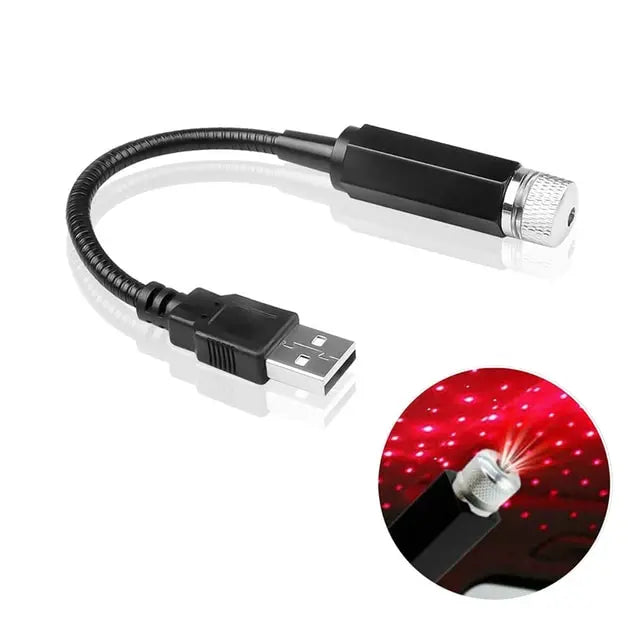 LED Starry Sky Lamp Car Laser Star Roof Light | 5V USB Galaxy Projector for Room Ceiling Decor