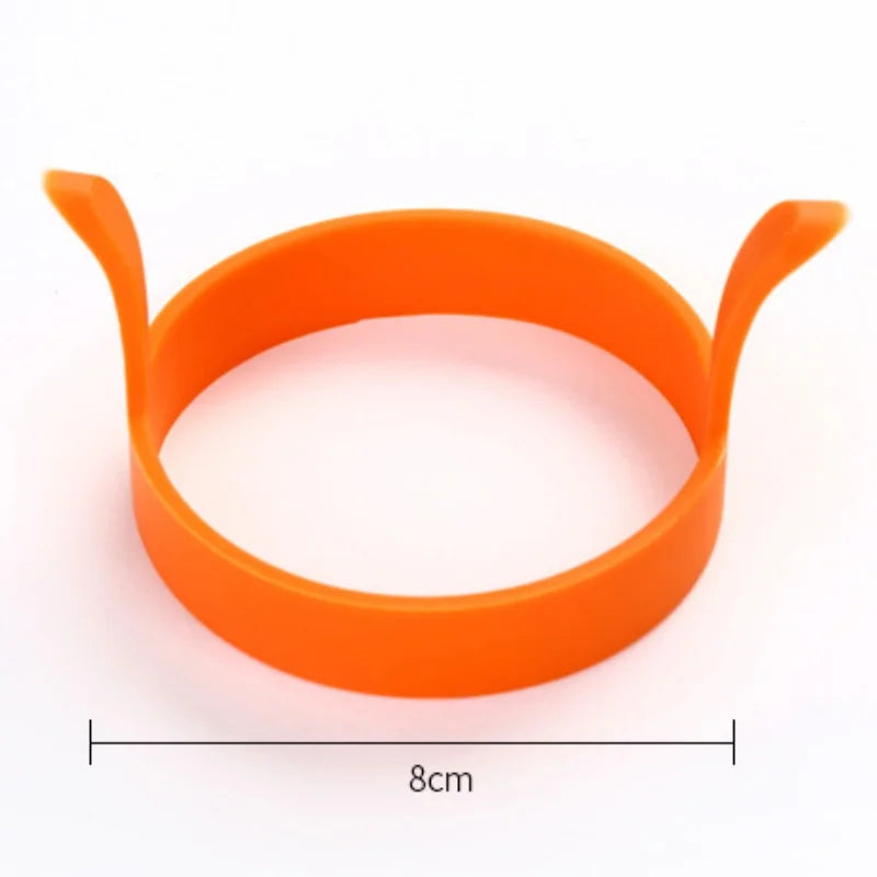 Silicone Egg and Pancake Ring Mold | Nonstick Round Cooking Tool