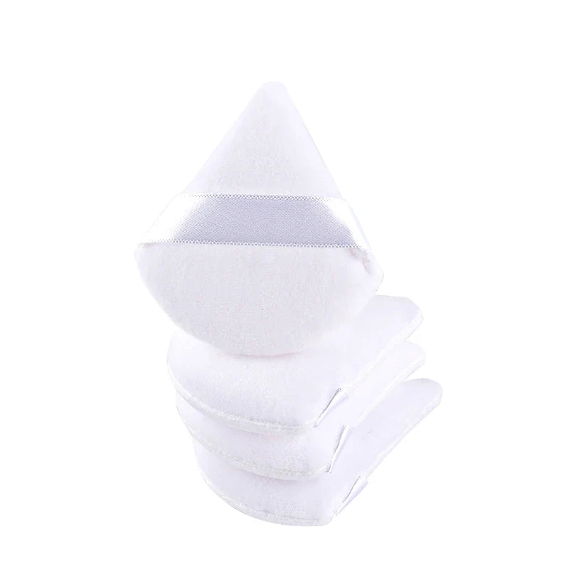 Reusable Triangle Velvet Powder Puffs | Soft Face Makeup Sponges