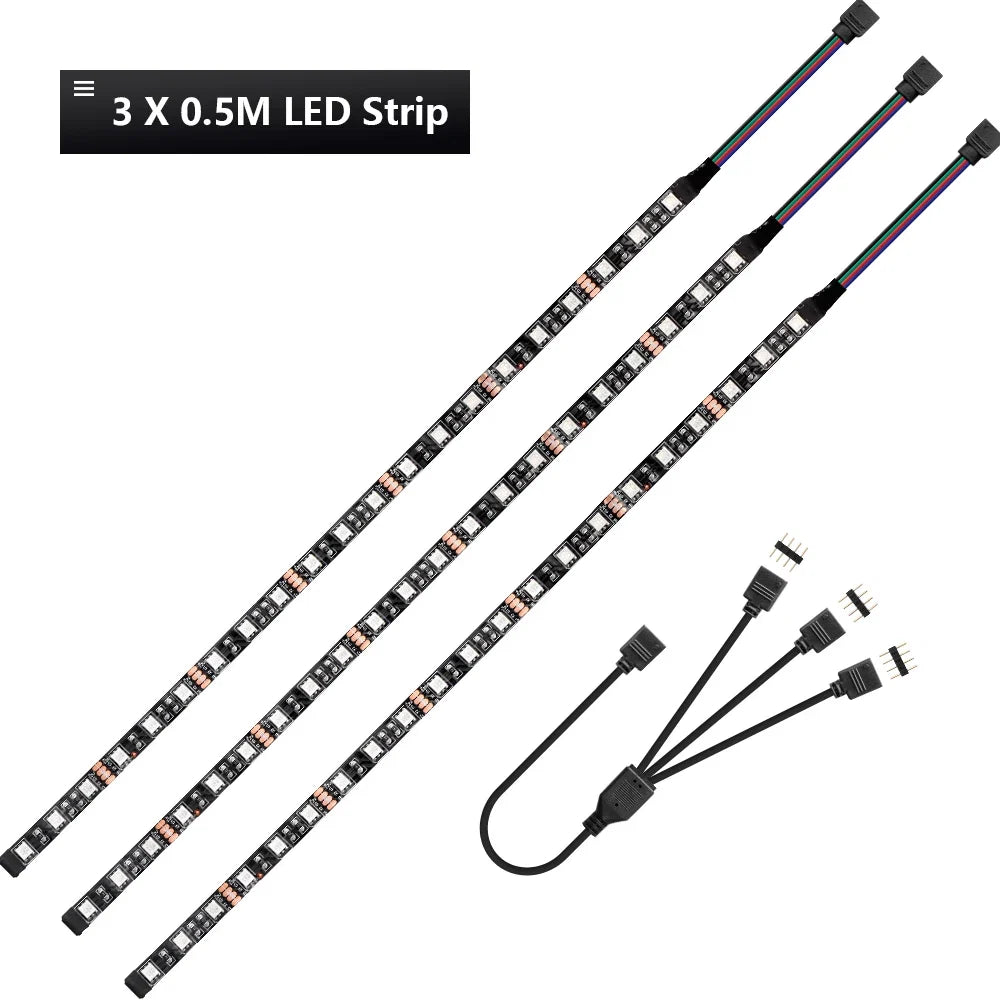 12V RGB 4pin LED Strip Light for PC Case | Motherboard Sync Decor