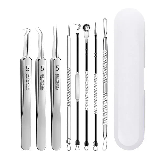 Ultra-Fine Blackhead Remover Tweezers | Precision Acne Extraction Tool