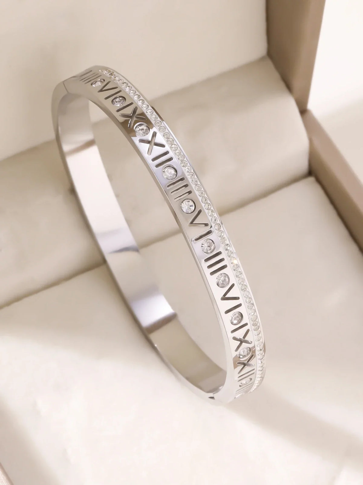 1pieces/set women's wedding jewelry party holiday Valentine's Day gift stainless steel bracelet plated with 18K gold bracelet