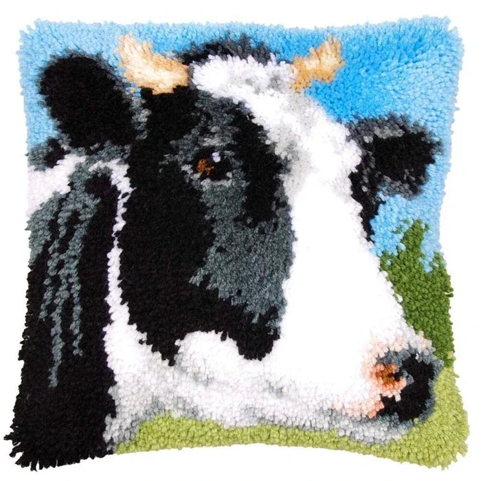 Cow Pillow Latch hook kit