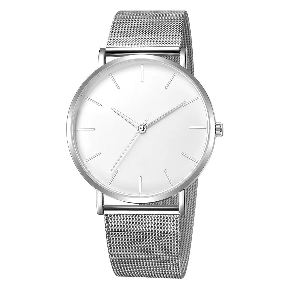 RUNERR Ultra Thin Quartz Watch | Minimalist Business Casual Mesh Strap