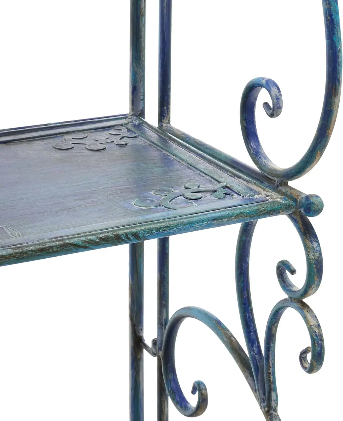Outdoor Plant Stand, 4-Tier Metal Plant Stand Baker’s Rack, Decorative Patio Garden Storage