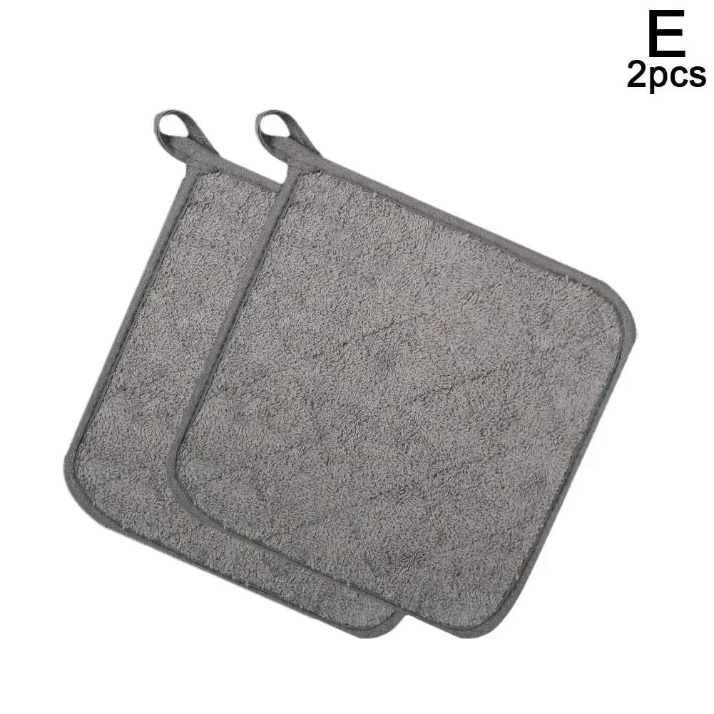 Thickened Cotton Square Placemat | Heat Resistant Table Mat for Dining Table
