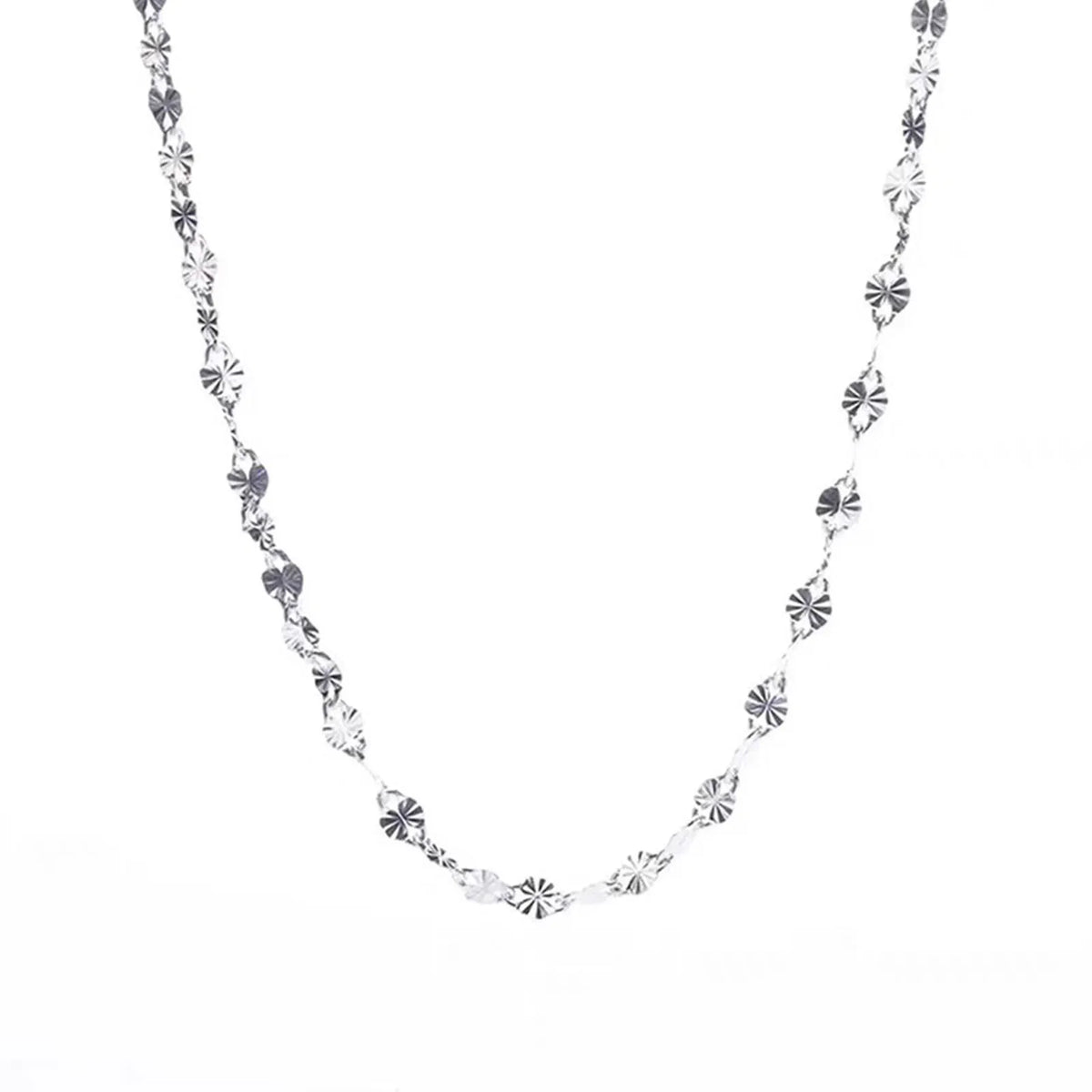 Fine 925 Sterling Silver flat chains Necklaces for Men Women wedding party Jewelry Christmas gifts 45-75cm