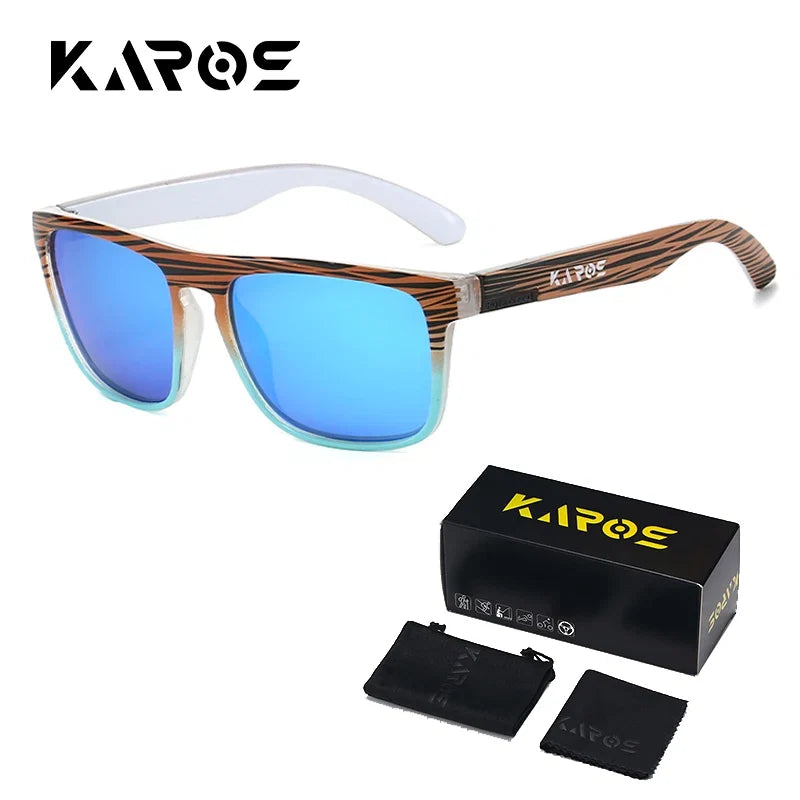 KAROS Polarized Sunglasses | UV400 Square Shades for Outdoor Sports