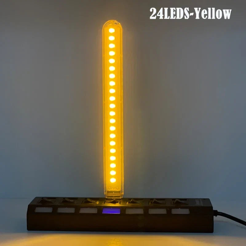 DC5V 24LED USB Night Light | 7 Color Atmosphere Lamp for Live Streaming