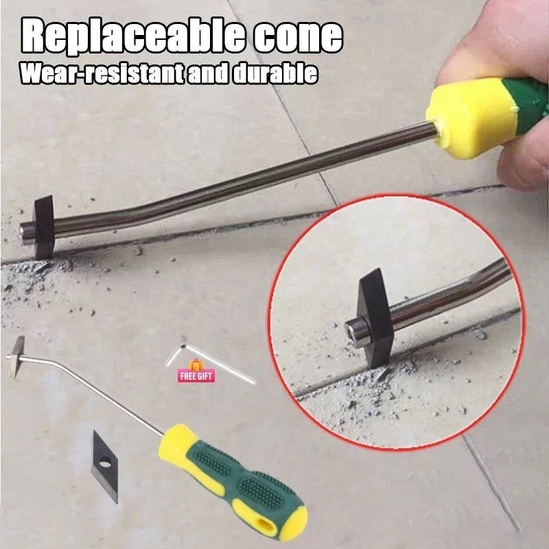Replaceable Ceramic Tile Grout Remover | Tungsten Steel Drill Bit Cleaner