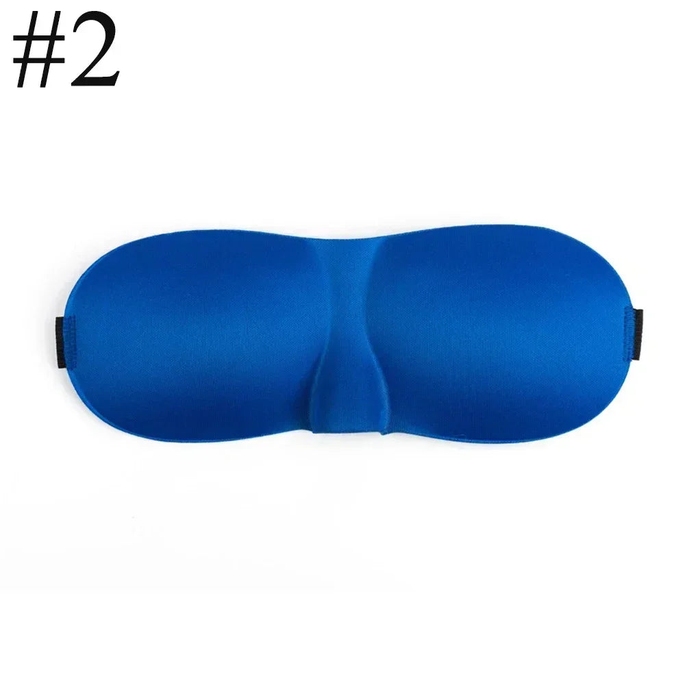 3D Contoured Sleep Mask for Men and Women | Zero Pressure Light Blocking Eye Cover