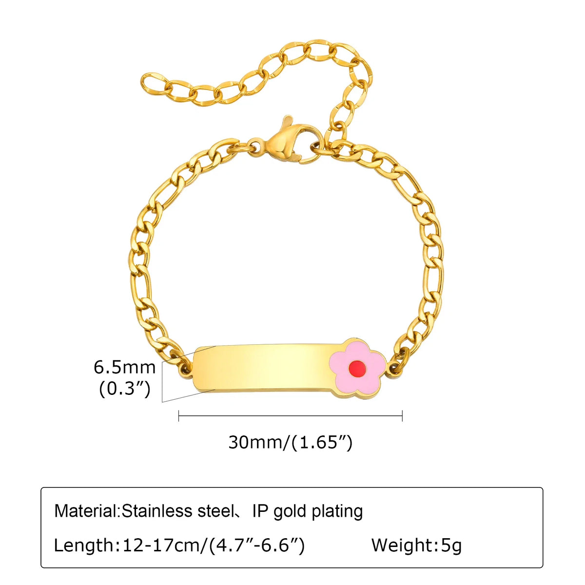 Custom Name Blessing Bracelet for Girls | Stainless Steel Personalized Gift
