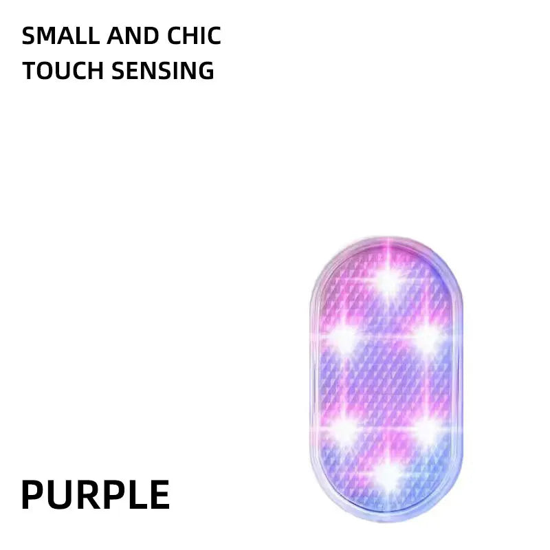 Mini Wireless Car LED Touch Light | Magnetic Induction USB Rechargeable