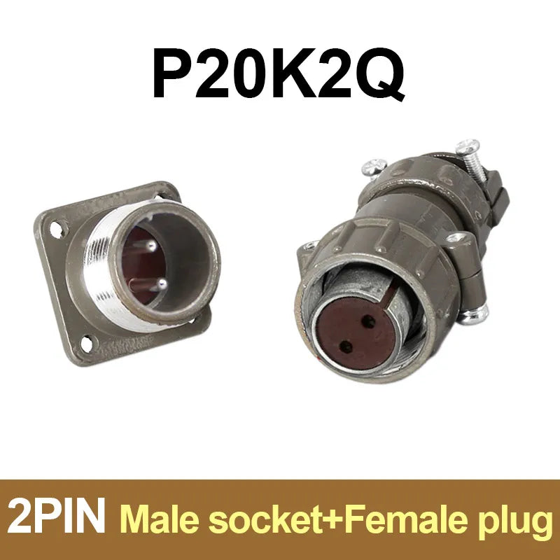 P20 Series Connector 2 3 4 5 7 Core 20mm Plug and Socket | Waterproof Circular Connector