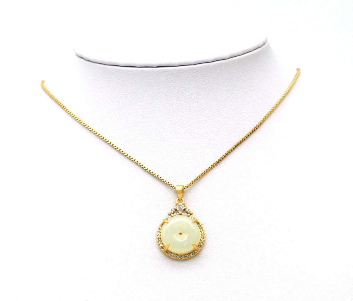 CZ Jade Charm, Sku#B161